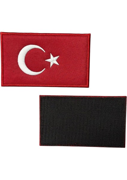Türk Bayrağı Nakış Peç Patch 12X8 cm - 12X8 cm fiyatları