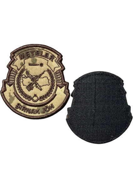 Meteler Şırnak Jöh Peç Nakış Patch - 8x8 cm fiyatları