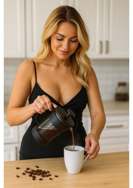 Isıya Dayanıklı Cam French Press – 350 ml fırsatları