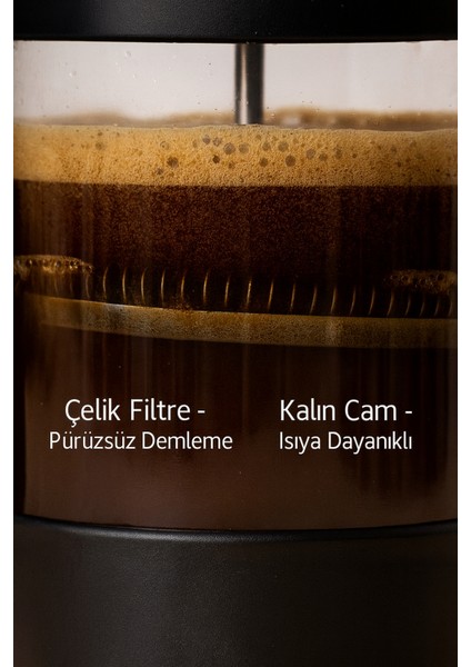 Isıya Dayanıklı Cam French Press – 350 ml indirimleri
