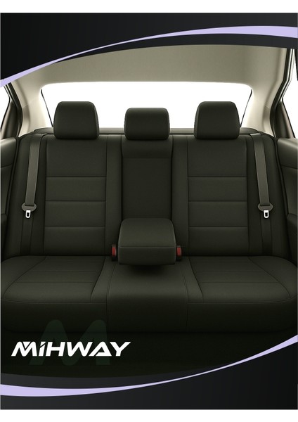 Skoda Octavia 2005-2012 Modeller Için Koltuk Kılıfı Ön Arka Tam Set Orqide Anka Serisi indirimleri