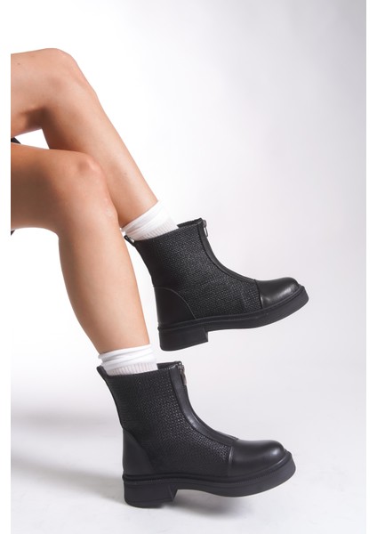 Evelxaris Kadın Önden Fermuarlı Bot 001209 modelleri