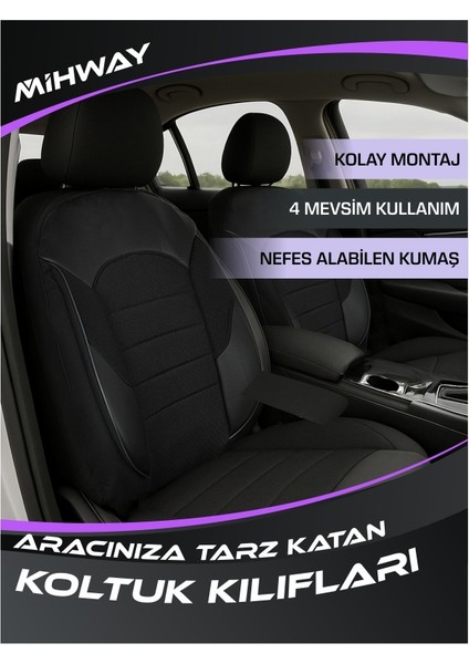 Toyota Corolla 2007 Öncesi Için Koltuk Kılıfı Ön Arka Tam Set Orqide Anka Serisi fiyatları