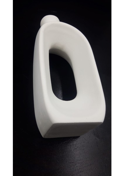 Cosmos Vazo – Boyamaya Hazır Çini Bisküvi Dekoratif Obje