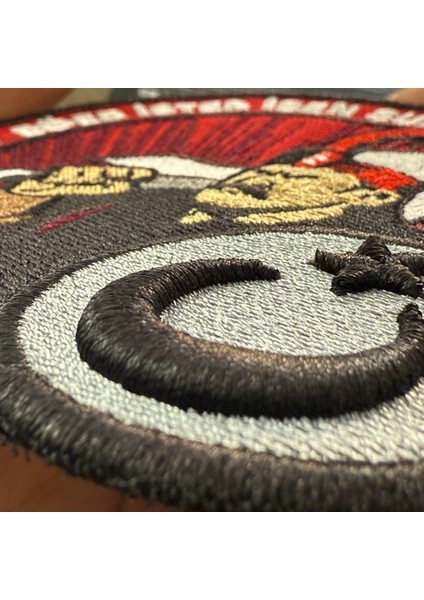 Hazır Ol Cenge Hilal Yıldızlı Yeniçeri Peç Patch - 10 cm modelleri
