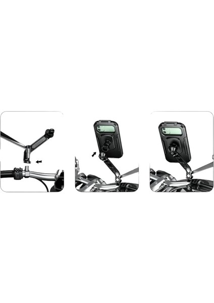 M18-53 Telefon Tutucu Su Geçirmez Ayna Bağlantılı modelleri