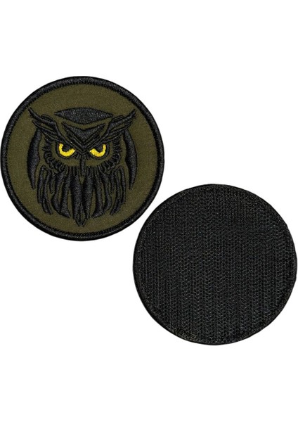 Gözcü Avcı Taktik Baykuş Nakış Patch Peç - 7 cm fiyatları