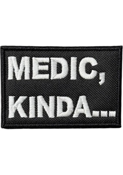 Medic Kinda Komik Moral Nakış Patch - 8x5 cm