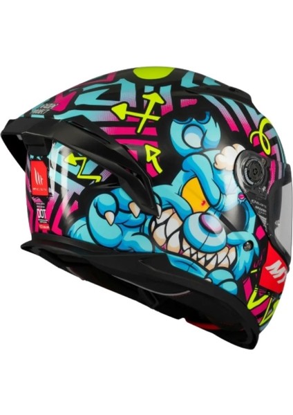 mt Braker Sv FF128SV Crazy Teddy B7 Parlak Full Face Motosiklet Kaskı modelleri