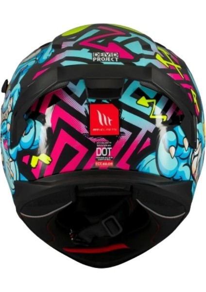 mt Braker Sv FF128SV Crazy Teddy B7 Parlak Full Face Motosiklet Kaskı fırsatları