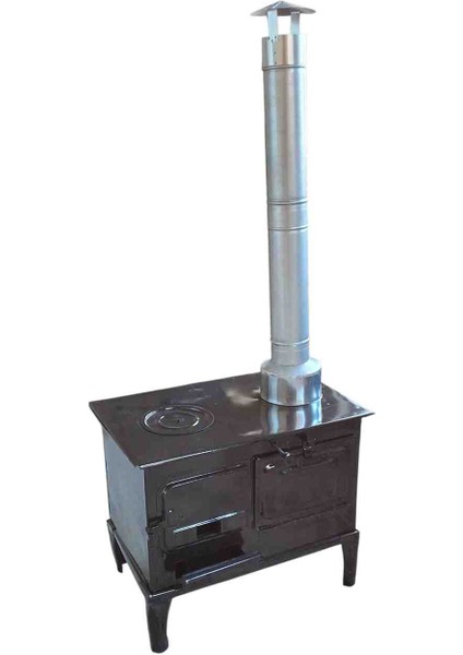 Kuzine Kamp Sobası Emaye Fırınlı Kamp Sobası