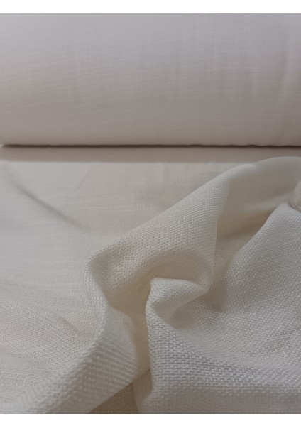 Kalın Dokulu Hasır Keten Tül Perde - Koyu Krem - Pileli Dikim 1x2,5 Pile - BRS16 indirimleri