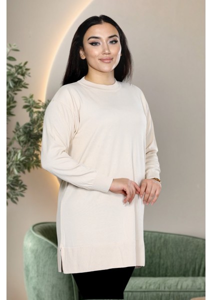 Şık & Minimal Düz Renk Tunik - Günlük Kombin Kolaylığı Sunan Rahat ve Şık Yeni Sezon Kadın Giyim fiyatları