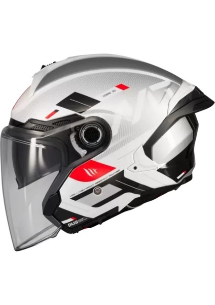 mt Cosmo Sv OF515SV Silence A2 Parlak Yazlık Motosiklet Kaskı