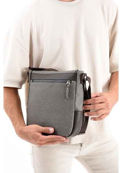 Kanvas Kumaş Tablet Çantası Erkek Postacı Çanta 27*23 cm Çapraz Askılı Omuz Çantası fiyatları