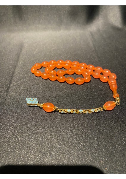 Sıkma Kehribar 925 Ayar Gümüş Püskül Tesbih fiyatları