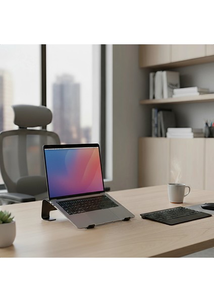 Fixer Laptop Standı - Notebook Yükseltici Altlık - Metal - Siyah - FXR4025BL fırsatları