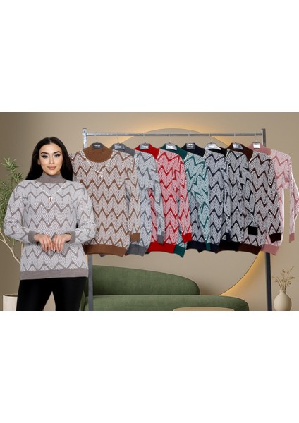 Trend Kolye Aksesuar Detaylı Şık Sakal(Yumoş) Bluz - Balıkçıl Yaka Modern Tasarım indirimleri