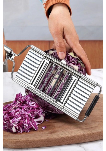 3 Başlıklı Paslanmaz Sebze Dilimleyici – Ergonomik Tutma Kolu & Kaydırmaz Taban indirimleri
