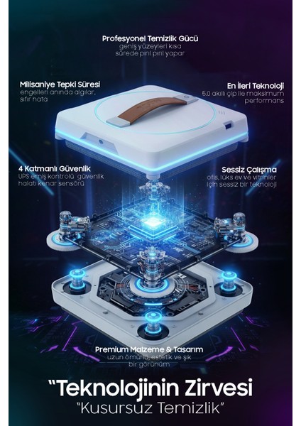 Cam Silme Robotu YW710