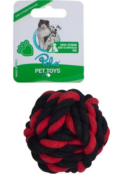Dayanıklı Sağlam Diş Ipli Köpek Topu Oyuncağı