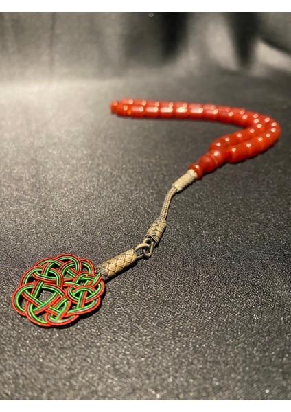 Kazaz 1000 Ayar Gümüş Püskül Tesbih