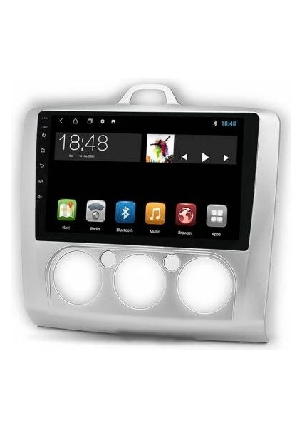 MYG-464 Serisi Ford Focus 2 Manuel Klima Carplay Android Auto Destekli Multimedya Oem Navigasyonlu Teyp