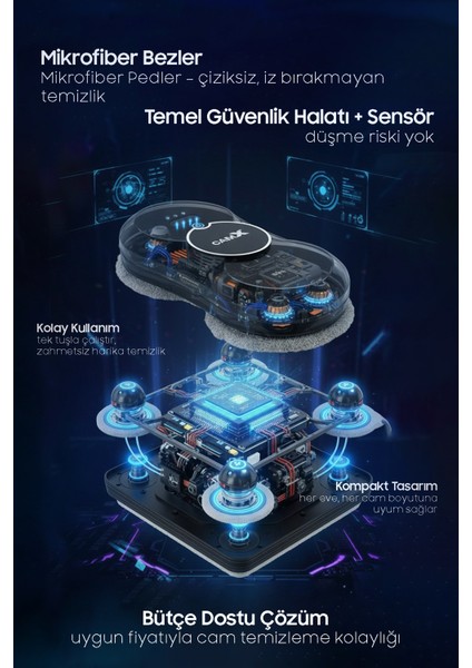 Cam Temizleme Robotu HCR10