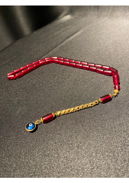 Ateş Kehribar 925 Ayar Gümüş Püskül Tesbih fırsatları