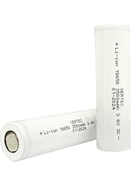 18650 3.7V 3500 Mah 3c Li-Ion Şarjlı Pil (7474)