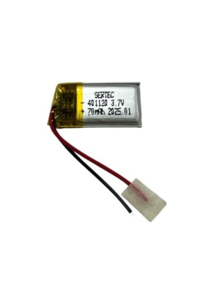 401120 3.7V 70 Mah Li-Polymer Pil (DEVRELI/1.5A) (7474)