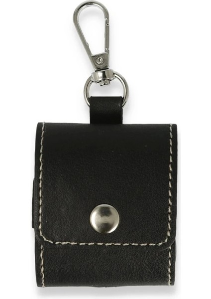 Airpods 2 (2.nesil) Askılı Kılıf - Siyah