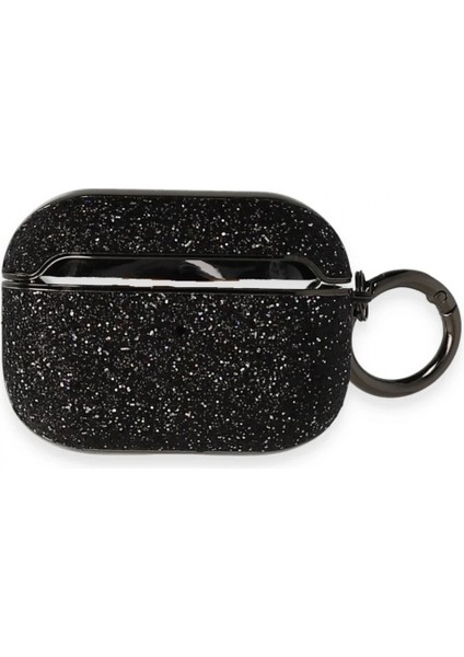 Airpods Pro (1.nesil) Spell Simli Kılıf - Siyah modelleri