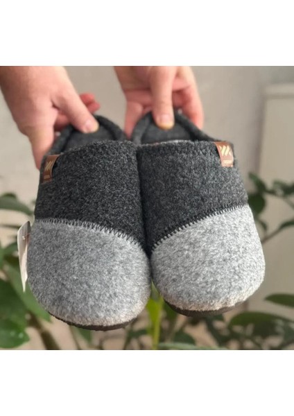 Erkek Havlu Keçe Kumaş Kışlık Erkek Ev Terliği Çeyiz Bohça Seti Rahat Esnek