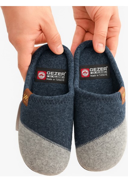 Erkek Havlu Keçe Kumaş Kışlık Erkek Ev Terliği Çeyiz Bohça Seti Rahat Esnek