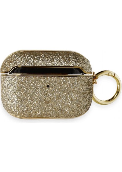 Airpods 3 (3.nesil) Spell Simli Kılıf - Gold modelleri