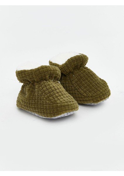 Pelüş Erkek Bebek Panduf (W5)