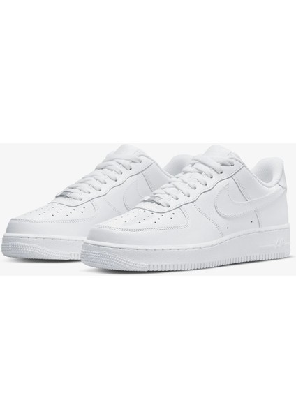 Nike Air Force 1 07 Unisex Sneaker White Unisex Günlük Spor Ayakkabı Beyaz indirimleri