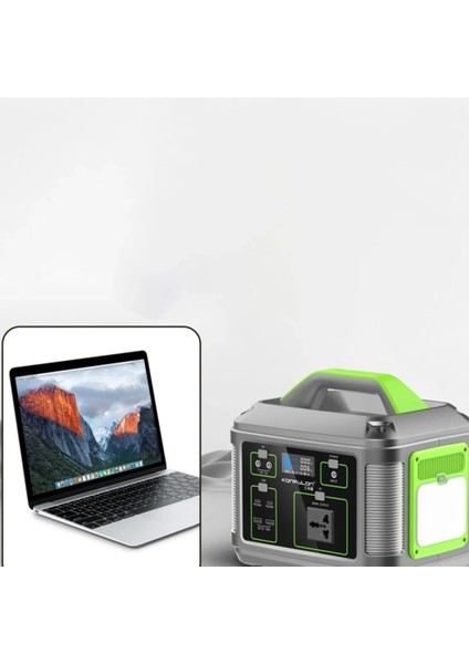 CN05 Powerbank 600W 128.000 Mah Kamp Şarj 60W Pd - Siyah