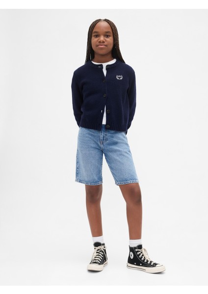 Kız Çocuk Lacivert Cashsoft Gap Logo Hırka modelleri