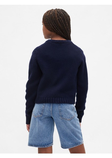 Kız Çocuk Lacivert Cashsoft Gap Logo Hırka fırsatları