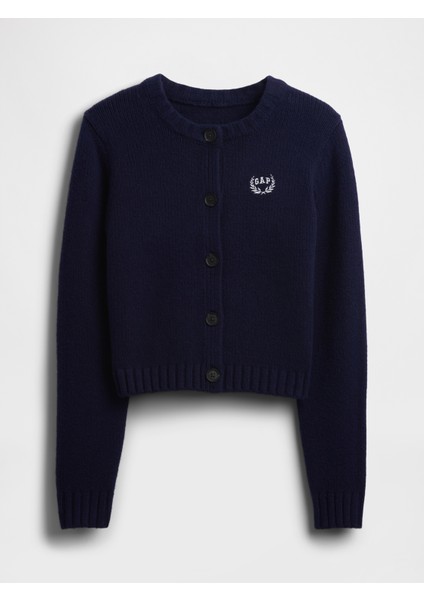 Kız Çocuk Lacivert Cashsoft Gap Logo Hırka indirimleri