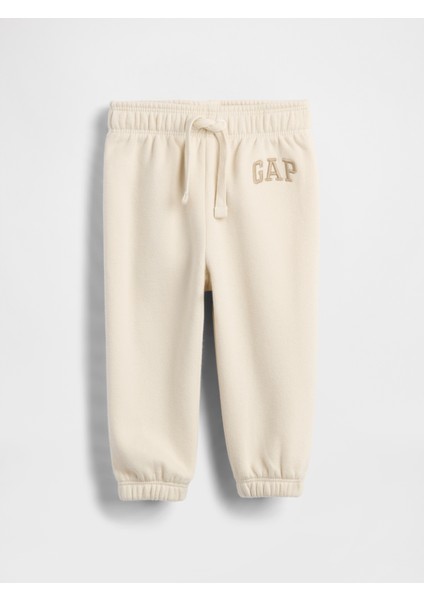 Bebek Kırık Beyaz Vintagesoft Logo Eşofman Altı