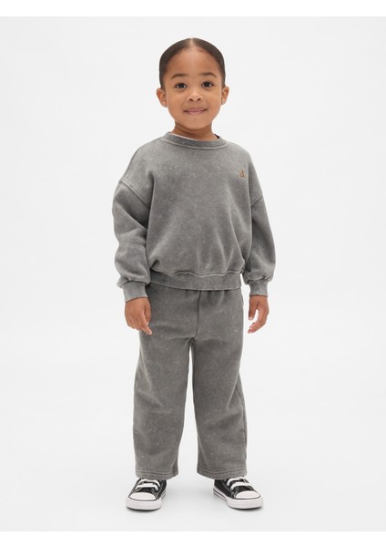 Erkek Bebek Gri Vintagesoft Washed Sweat Set fırsatları