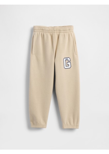 Erkek Bebek Krem Vintagesoft Varsity Logo Jogger Eşıfman Altı