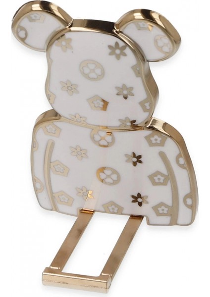 Astro Stand Ayıcık Desenli - Beyaz