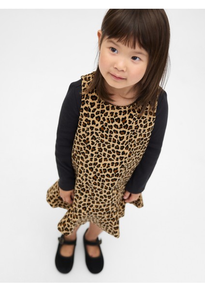 Kız Bebek Kahverengi Corduroy Elbise Seti fiyatları