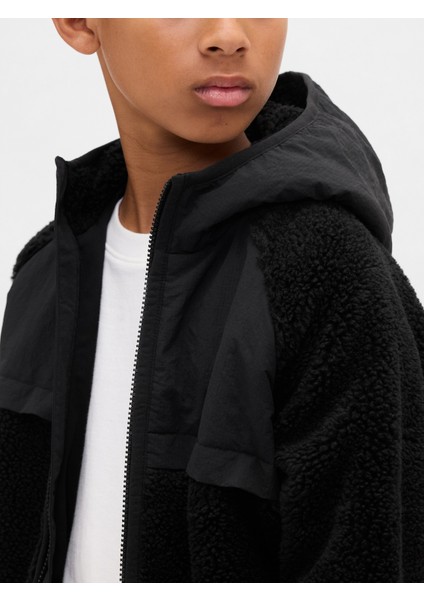 Erkek Çocuk Siyah Sherpa Ceket fiyatları