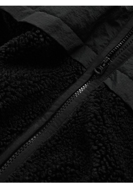 Erkek Çocuk Siyah Sherpa Ceket modelleri