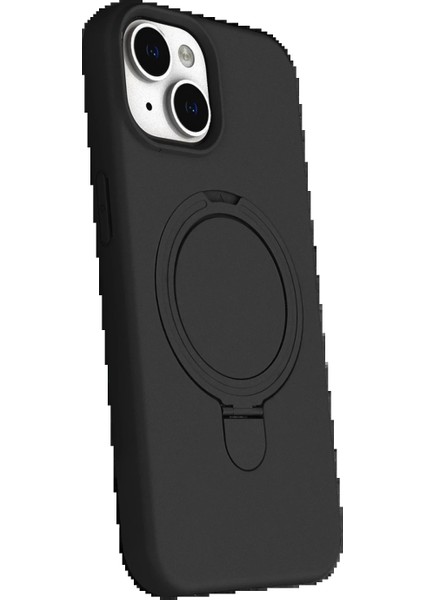 Apple iPhone 15 Plus Regal Magsafe Standlı Kapak - Siyah fiyatları